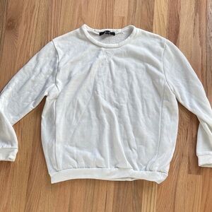 yana k White terry sweatshirt Top
